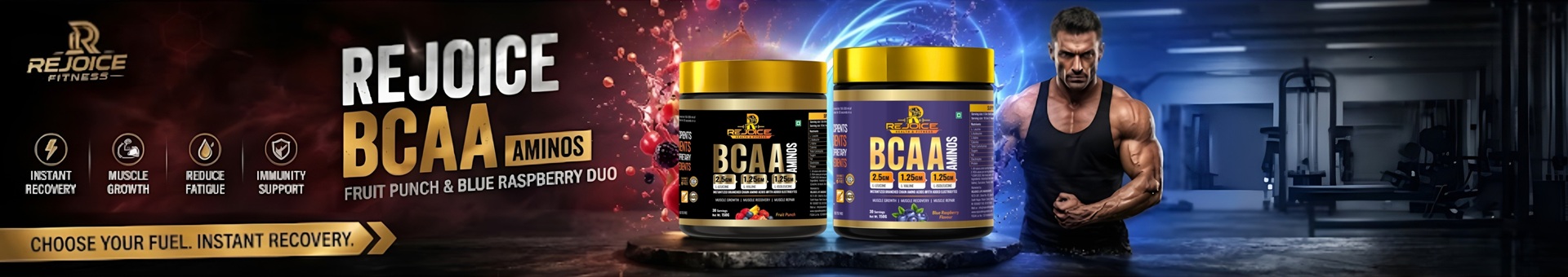 BCAA powder Fruit Punch 150g